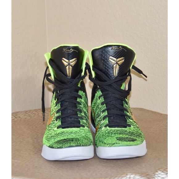 Nike Kobe 9 Elite Victory Green Black/Volt Anthractive Mens Size 10.5 main image 5